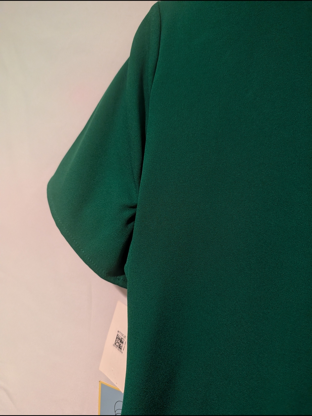CeCe Emerald Green Tie-Neck Mini Dress - Picture 3 of 12